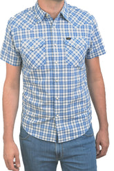 Koszula Męska Lee SS Western Shirt Deep Indigo L640IDPS